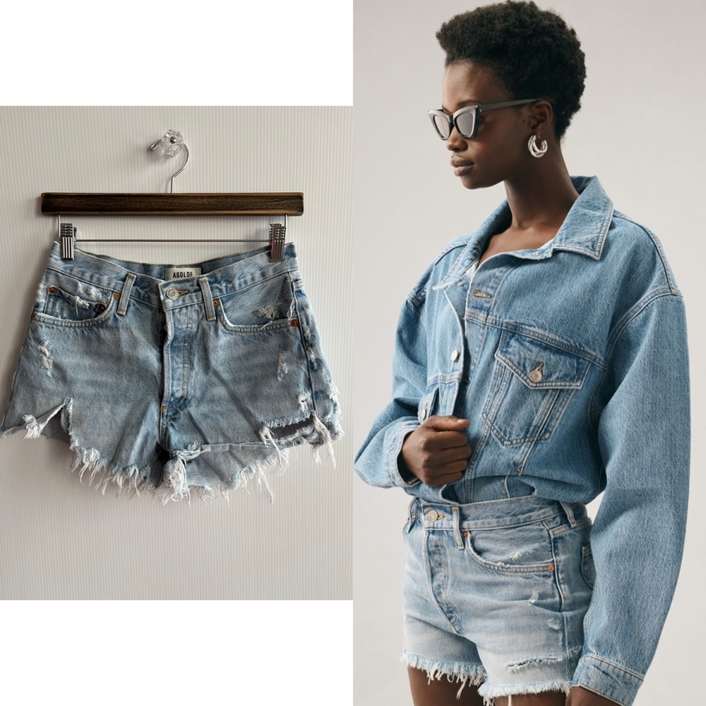 25 AGOLDE Parker High Rise Shorts